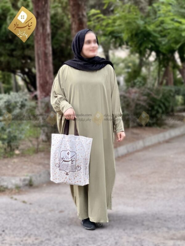 مانتو عبایی رنگی و مشکی - فروشگاه اینترنتی حجاب نیکزاد