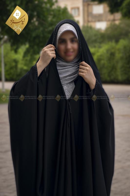 چادر جده منجوق دوزی - فروشگاه اینترنتی حجاب و ملزومات پوشش نیکزاد