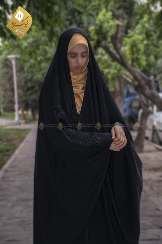 چادر جده گلدوزی طرح یک - فروشگاه آنلاین حجاب نیکزاد