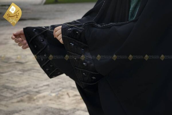 جده یاسمین منجوق‌دزی طرح شبنم - تولیدی چادر نیکزاد تولید کننده چادر و ملزومات حجاب بانوان
